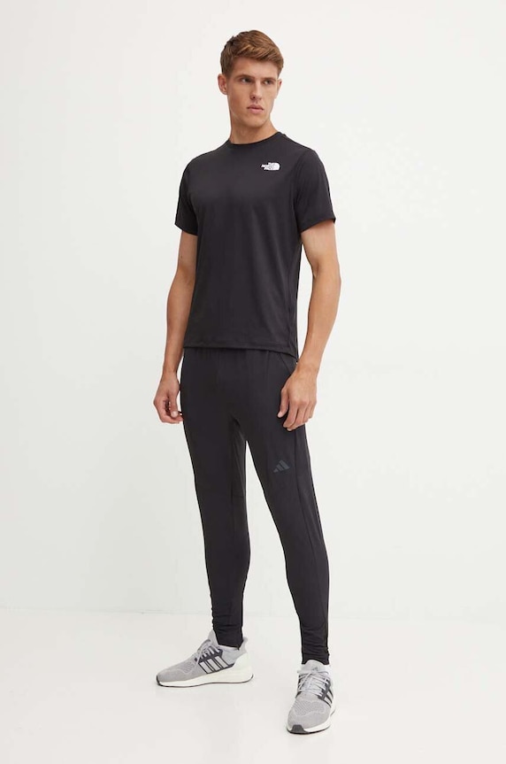 The North Face tricou sport 24/7 NF0A894BJK31 negru SS26