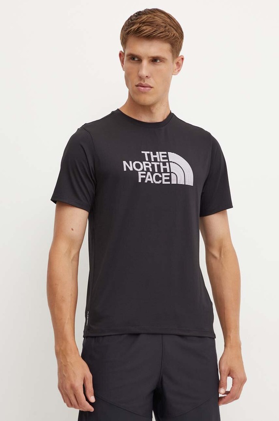 The North Face sportos póló 24/7 Easy sima fekete NF0A895KJK31