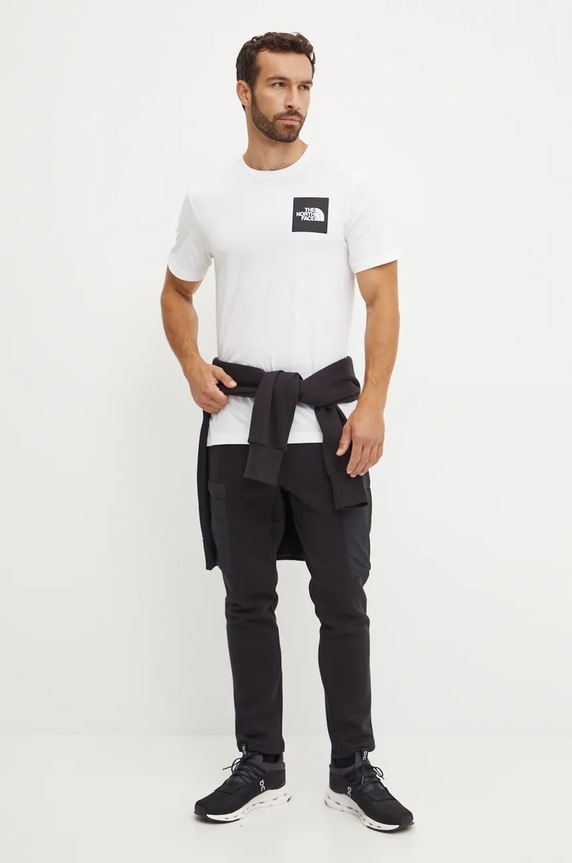 Μπλουζάκι The North Face Fine Tee NF0A8A6MFN41 λευκό AW24