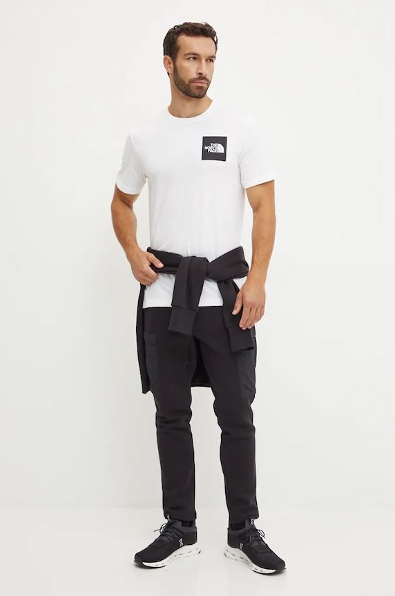 Μπλουζάκι The North Face Fine Tee NF0A8A6MFN41 λευκό AW24