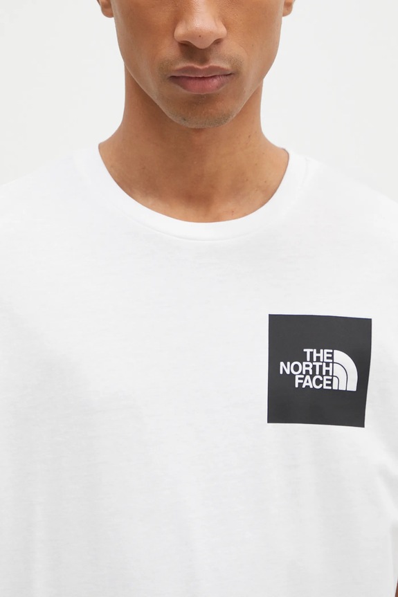 Μπλουζάκι The North Face Fine Tee λευκό NF0A8A6MFN41