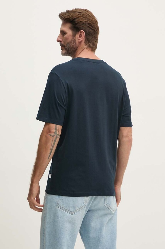 Odzież Pepe Jeans t-shirt bawełniany ALBERT PM509432 granatowy