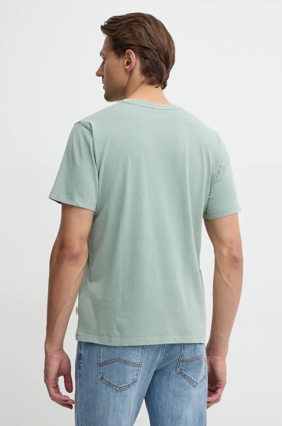 Odzież Pepe Jeans t-shirt bawełniany ALDRIDGE PM509628 zielony