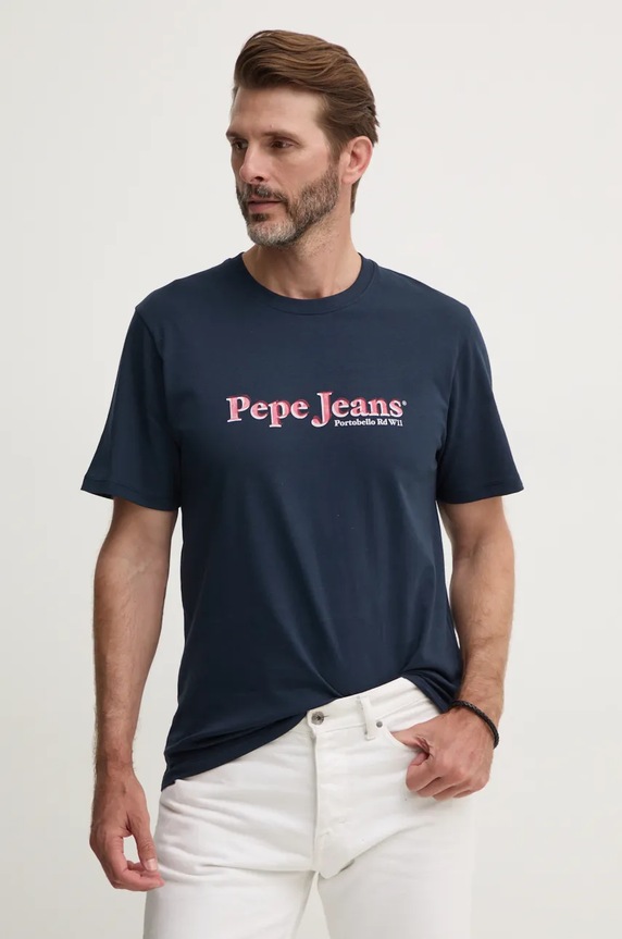 Tričko Pepe Jeans SOMERS TEE tmavomodrá PM509649