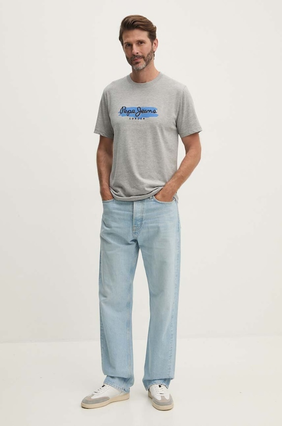 Pepe Jeans t-shirt ARSHAM PM509713 szary AW24