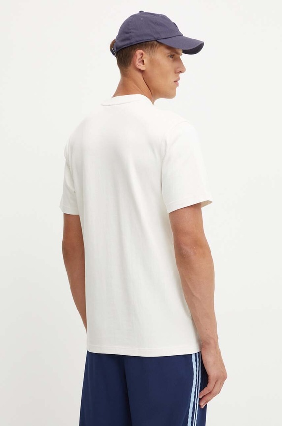 Odzież adidas Originals t-shirt bawełniany IX6754 beżowy