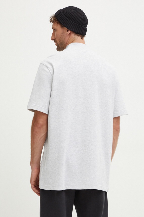 Oblečenie Bavlnené tričko adidas Originals IZ2551 sivá