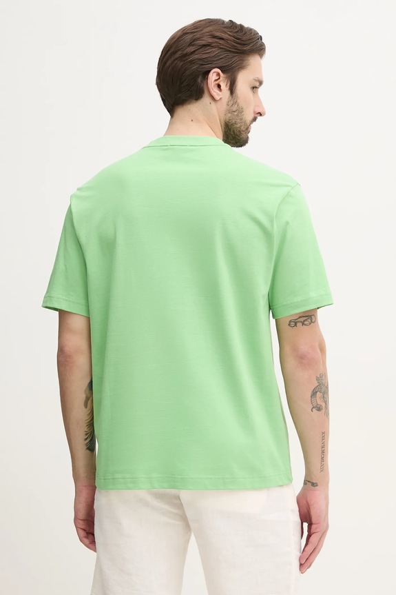 Ρούχα Μπλουζάκι Lacoste TH2745 πράσινο