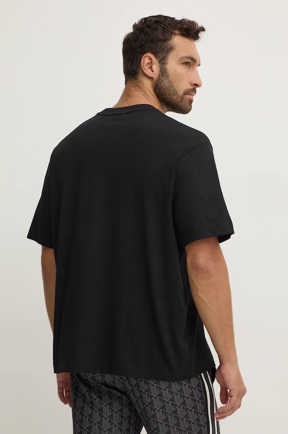 Odzież Lacoste t-shirt TH2745 czarny