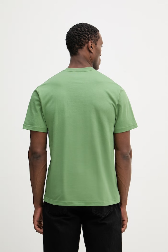 Odzież Lacoste T-shirt męski bawełniany TH2827 zielony