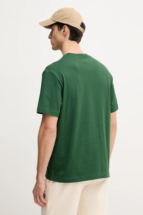 Odzież Lacoste T-shirt męski bawełniany TH2827 zielony