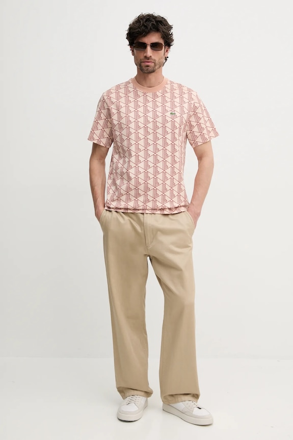 Tričko Lacoste TH2831 oranžová SS25