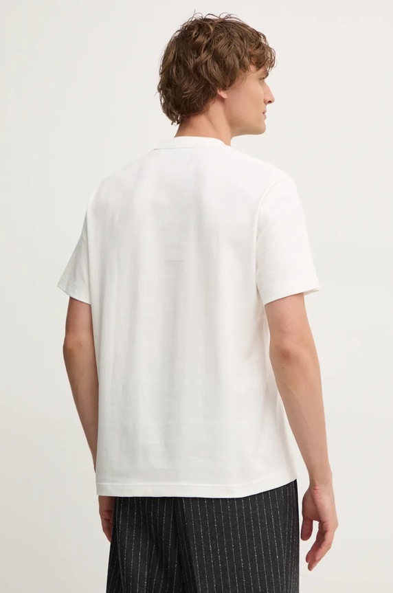 Ruházat Lacoste pamut póló TH3836 bézs