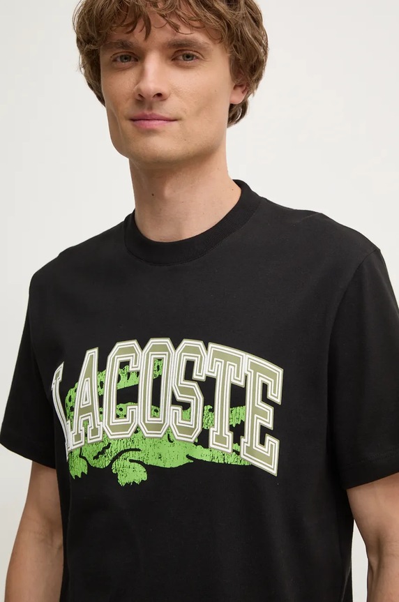 Lacoste t-shirt fekete TH4149