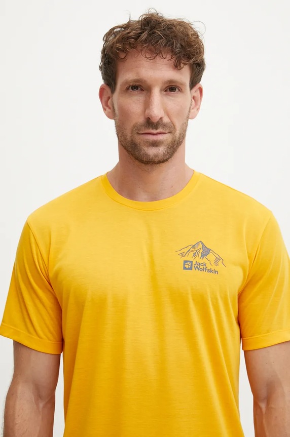 Jack Wolfskin Τ-shirt πεζοπορίας Ανδρικό Vonnan πορτοκαλί A62314
