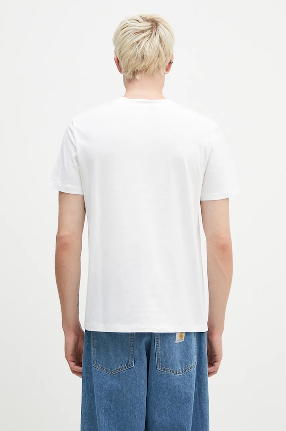 Oblečení Bavlněné tričko A.P.C. Standard Item Gots COHBO.M26404.TAG bílá