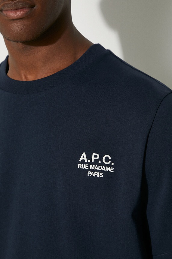 A.P.C. cotton t-shirt Standard Rue Madame Gots COHBU.M26388.TIQ