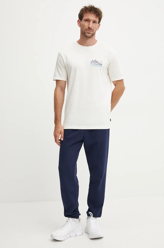 Bavlněné tričko Billabong Range ABYZT02467 béžová AW24