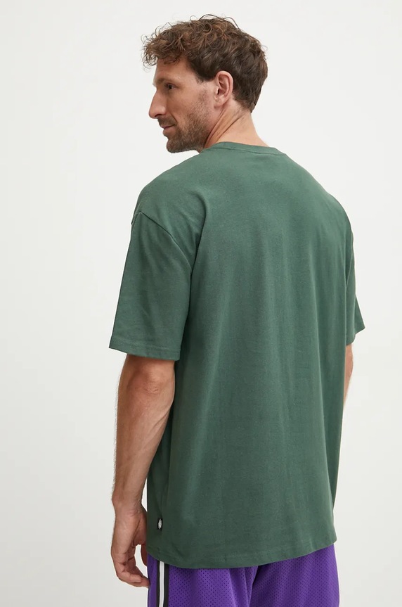 Oblečení Bavlněné tričko Quiksilver Spike Ball Mer AQYZT09918 zelená