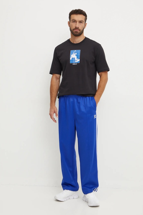 Bavlnené tričko adidas Originals GRFX Tee IY2080 čierna AW24