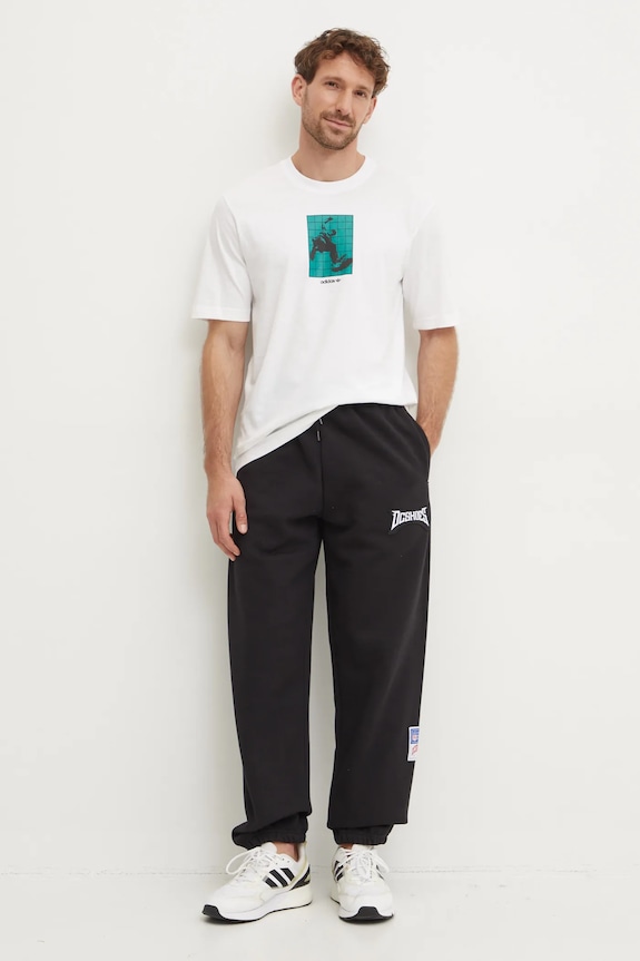Pamučna majica adidas Originals GRFX Tee IZ4839 bež AW24