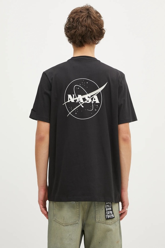 Îmbrăcăminte adidas tricou din bumbac Juventus x NASA Tee JE3133 negru