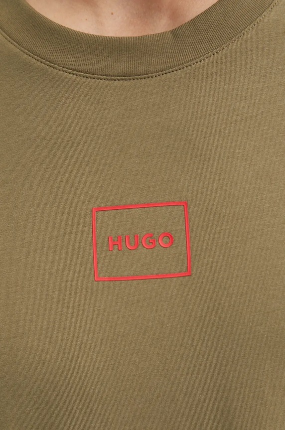 HUGO tricou lounge Laze T-Shirt 50525236 verde