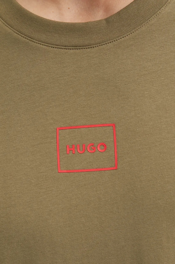 HUGO tricou lounge Laze T-Shirt 50525236 verde