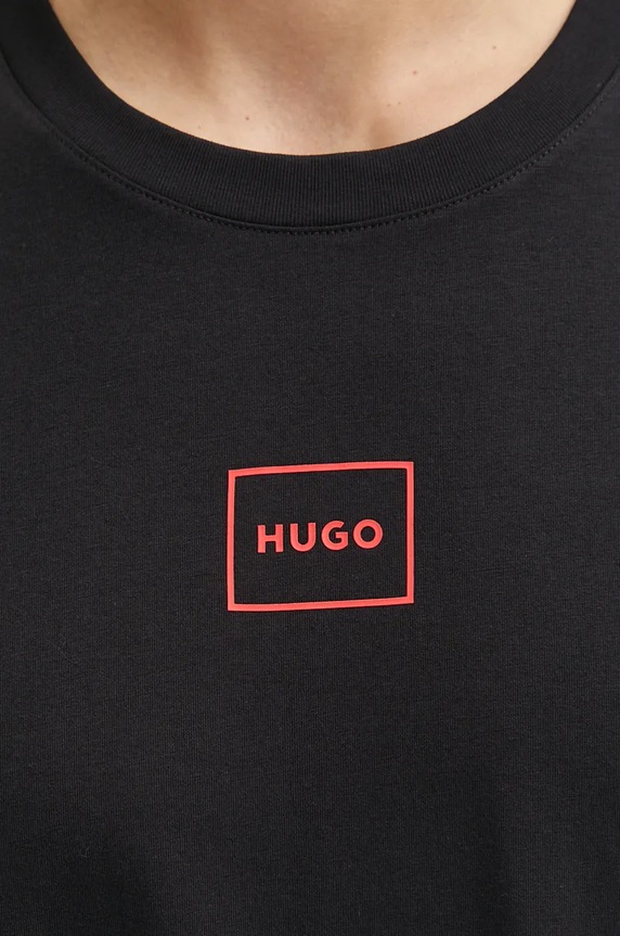 Tričko HUGO Laze T-Shirt 50525236 čierna