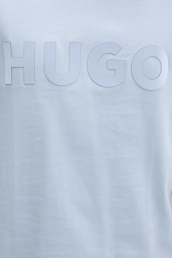 HUGO basic tričko pánske bavlnené Dinkee 50525765 modrá