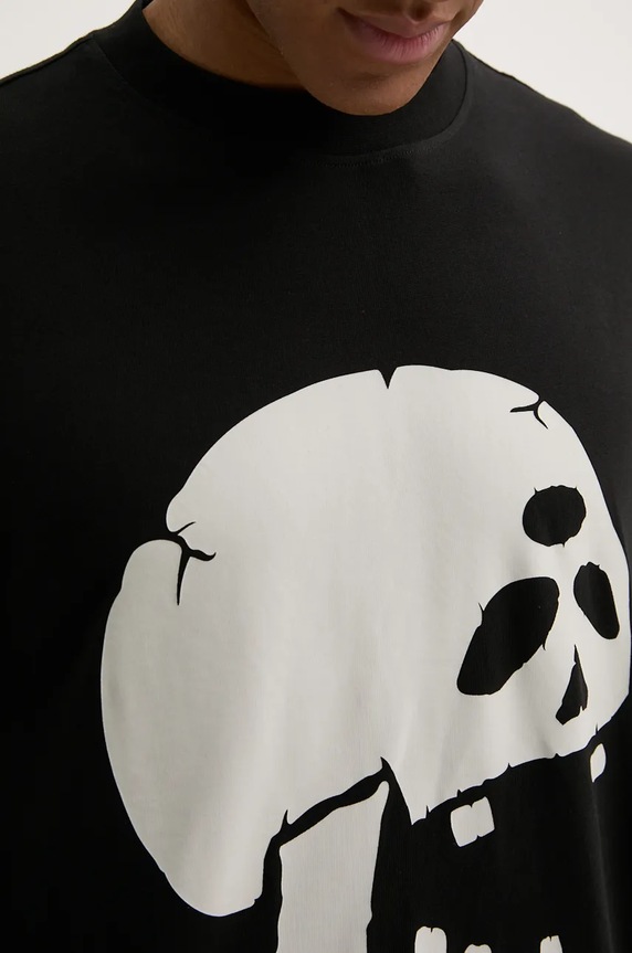 HUGO longsleeve bawełniany 50527799 czarny