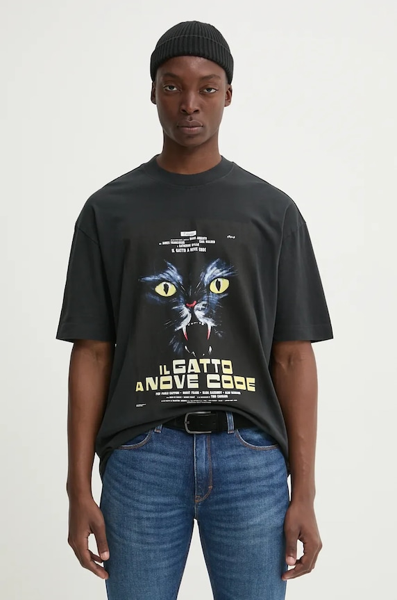 HUGO tricou din bumbac negru 50530090