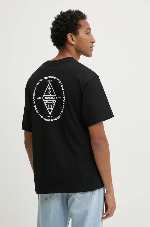 Oblečení Bavlněné tričko Dickies INDUSTRIAL DK0A863B černá
