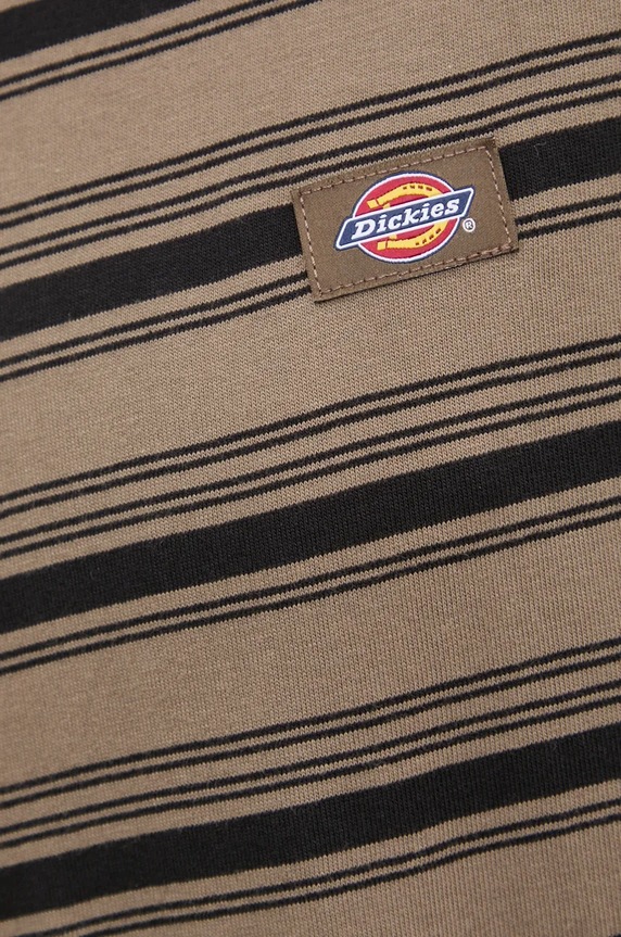 Pamučna majica Dickies STEVENSVILLE smeđa DK0A8642