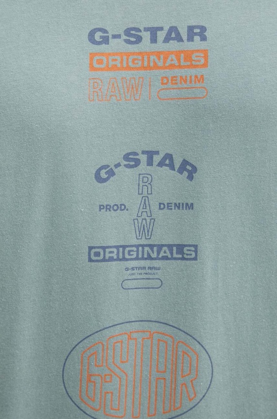 G-Star t-shirt bawełniany D25083.C506 szary