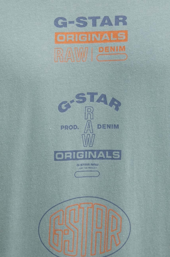 G-Star t-shirt bawełniany D25083.C506 szary
