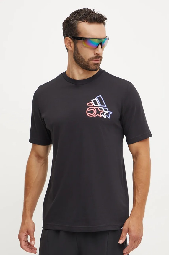 Odzież adidas Performance t-shirt treningowy IW0148 czarny