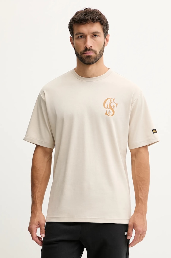 Ρούχα Μπλουζάκι Columbia CSC Heritage 2090871 μπεζ
