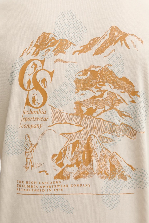 Μπλουζάκι Columbia CSC Heritage 2090871 μπεζ