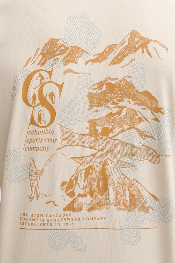 Μπλουζάκι Columbia CSC Heritage 2090871 μπεζ