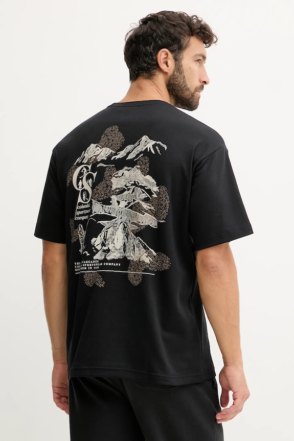 Μπλουζάκι Columbia CSC Heritage μαύρο 2090871
