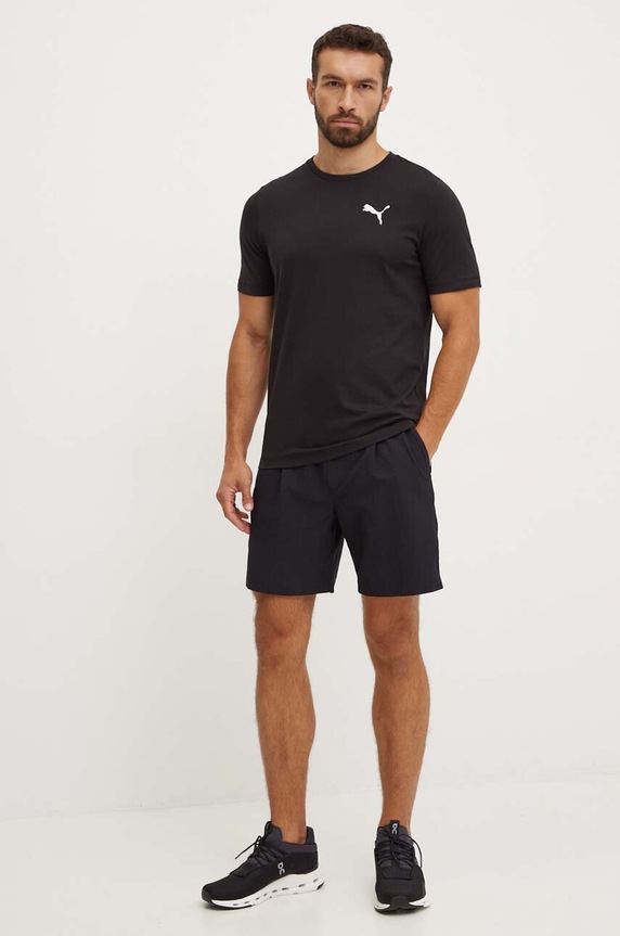 Μπλουζάκι Puma 586726 μαύρο AW24