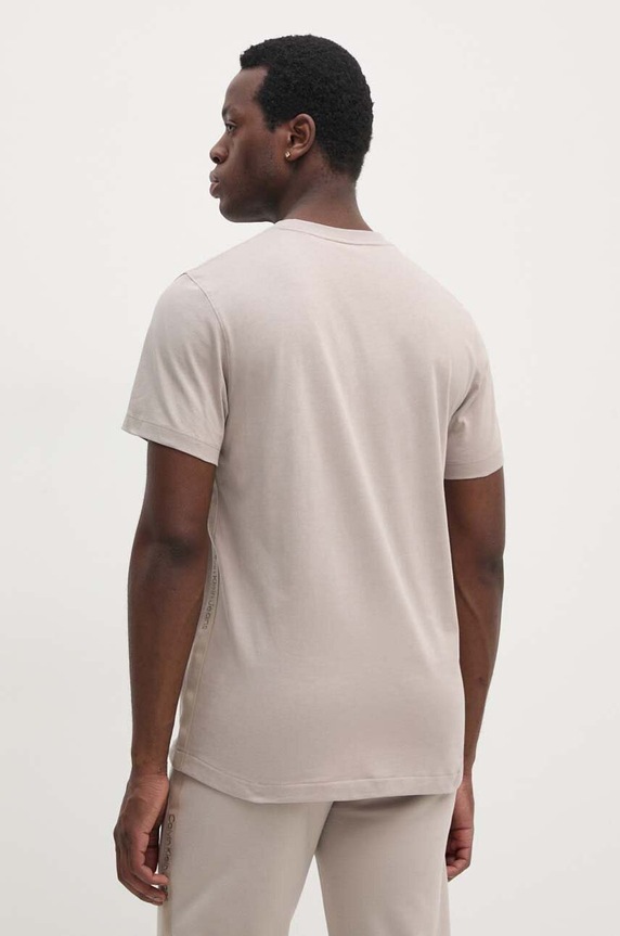 Odzież Calvin Klein Jeans t-shirt bawełniany J30J326159 beżowy