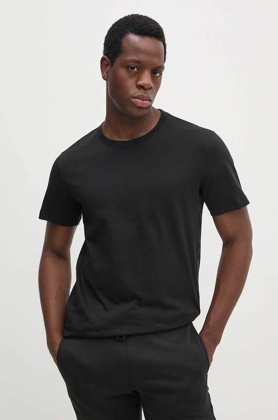 Bavlnené tričko Calvin Klein Jeans čierna J30J326159