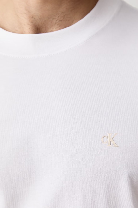Pamučna majica Calvin Klein Jeans J30J326683 bijela