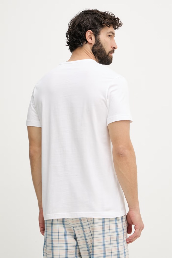 Abbigliamento Calvin Klein Underwear T-shirt da pigiama da uomo in cotone 000NM2748E bianco