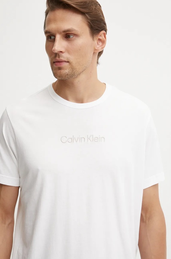 Calvin Klein Underwear pizsama felső férfi pamut fehér 000NM2748E
