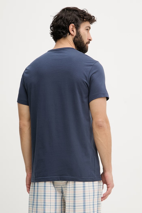 Abbigliamento Calvin Klein Underwear T-shirt da pigiama da uomo in cotone 000NM2748E blu navy