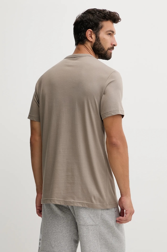 Calvin Klein Underwear tricou de pijama bărbătesc din bumbac 000NM2748E bej AA00