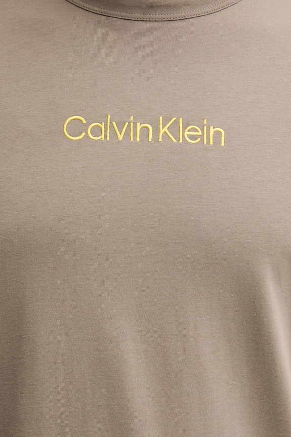 Calvin Klein Underwear tricou de pijama bărbătesc din bumbac bej 000NM2748E